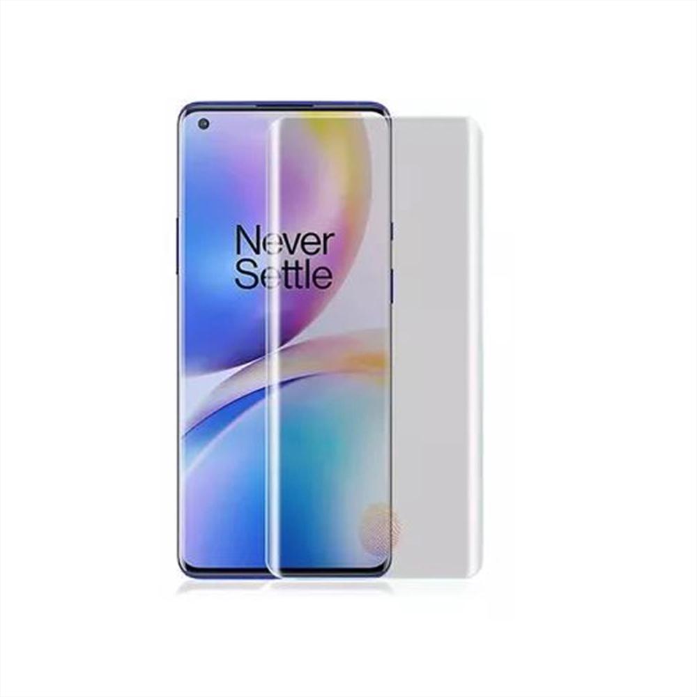 Vidrio Templado Uv Curvo Transparente Para Oneplus 8 Pro img #1