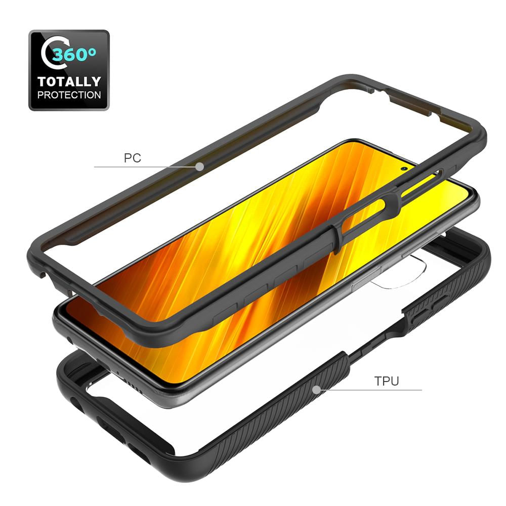 Forro Hibrido Antichoque Para Xiaomi Poco X3 / X3 Nfc img #4