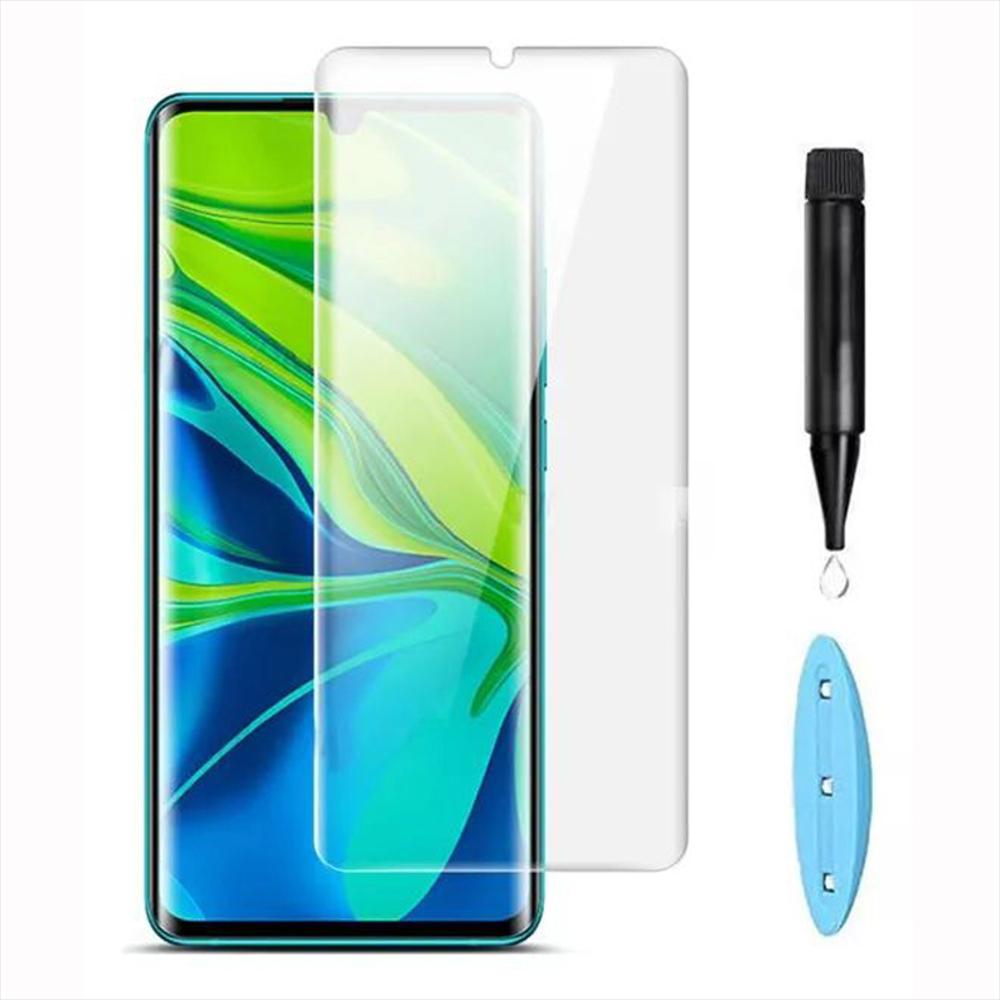 Vidrio Templado Uv Curvo Transparente Para Xiaomi Mi Note 10 img #2