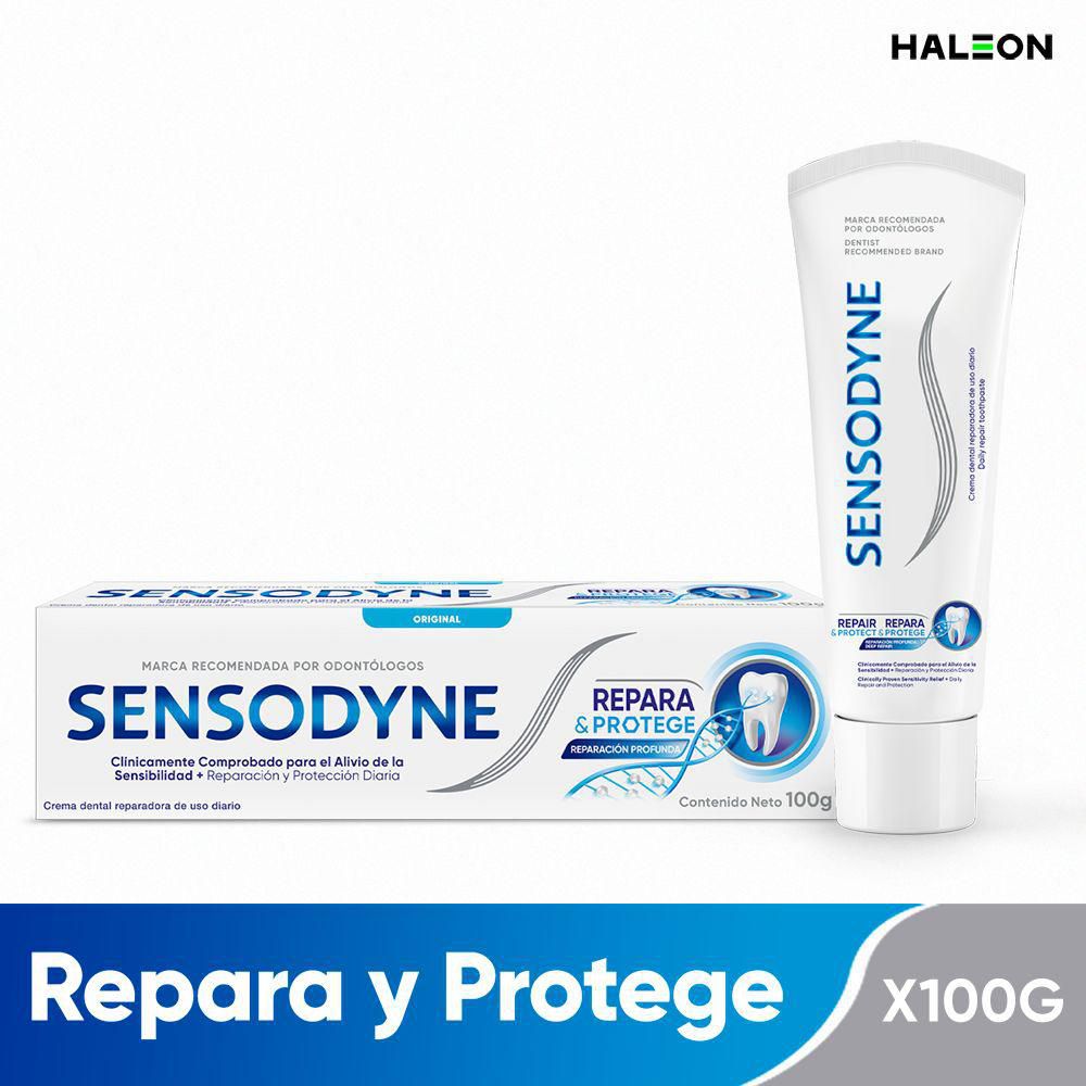 Crema dental SENSODYNE repara y protege (75  ml)