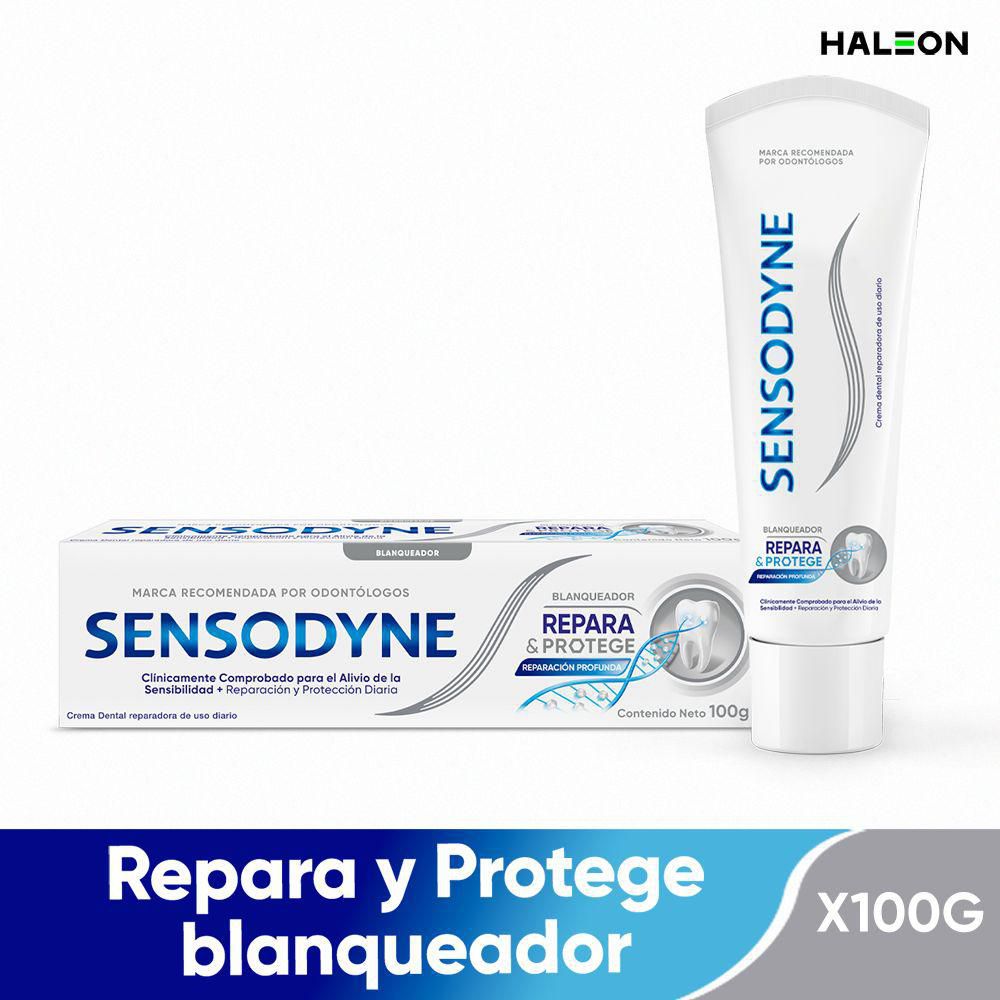 Crema dental SENSODYNE blanqueadora repara y protege (75  ml)