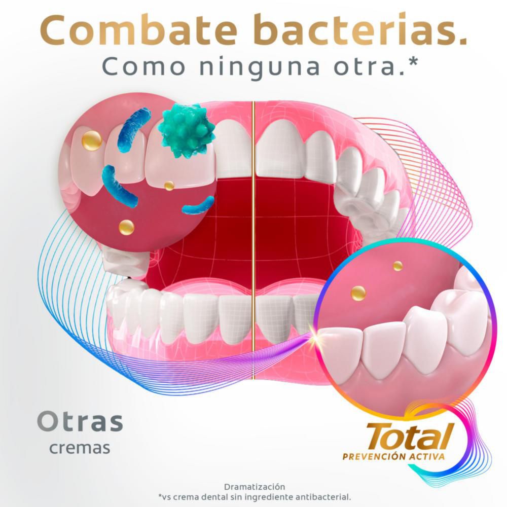 Crema dental COLGATE total prevención activa carbón (150  ml) img #7