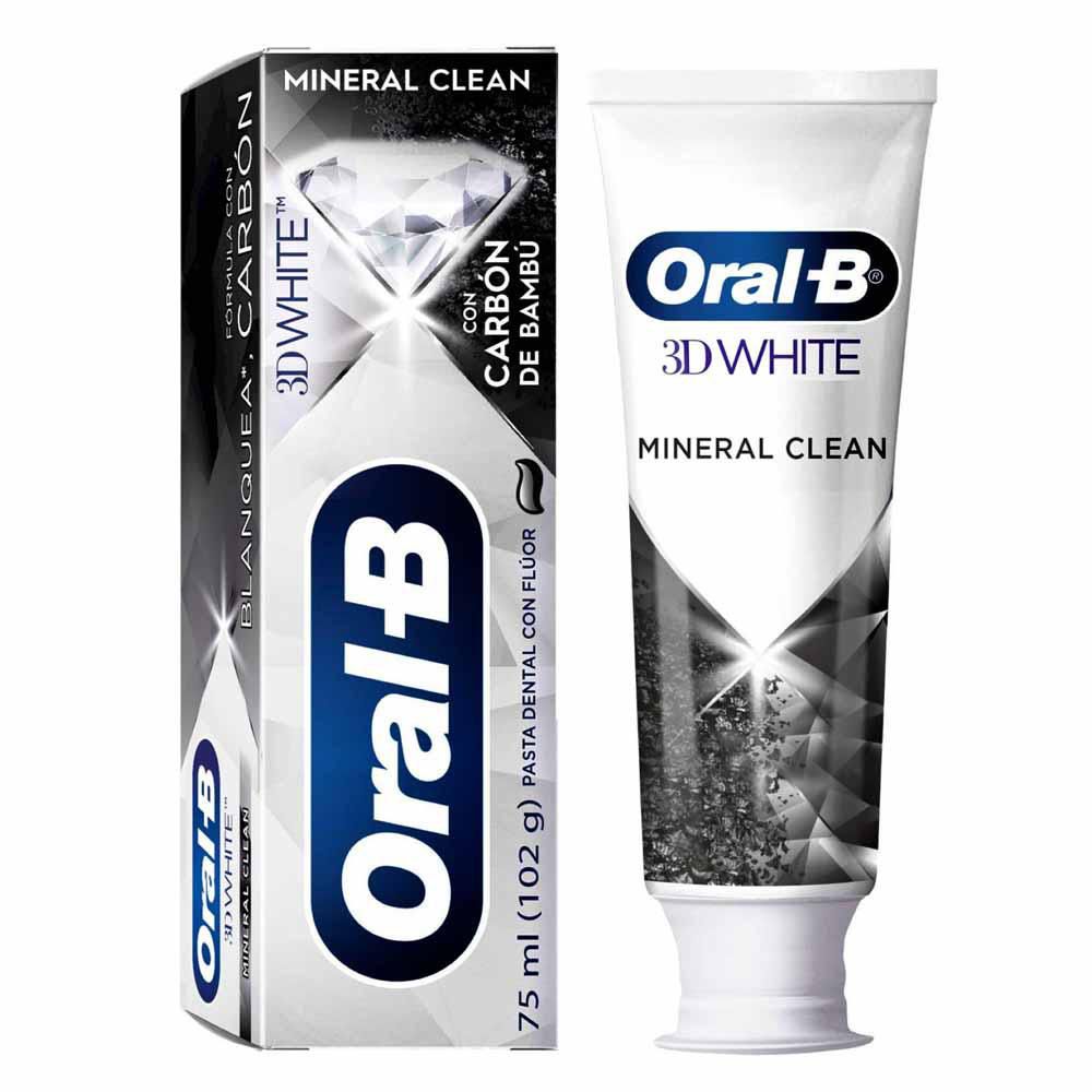 Crema dental ORALB 3D white mineral clean (75  ml) img #1