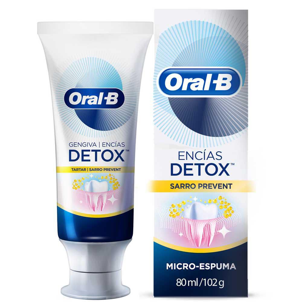 Crema dental ORALB encías detox antisarro (80  ml)