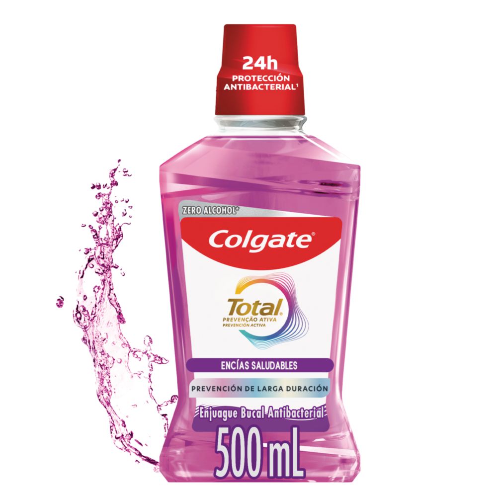 Enjuague bucal COLGATE total prevención activa encías (500  ml)
