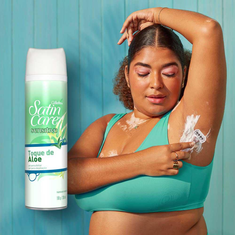 Gel de afeitar SATIN CARE con un toque de aloe (200  ml) img #3