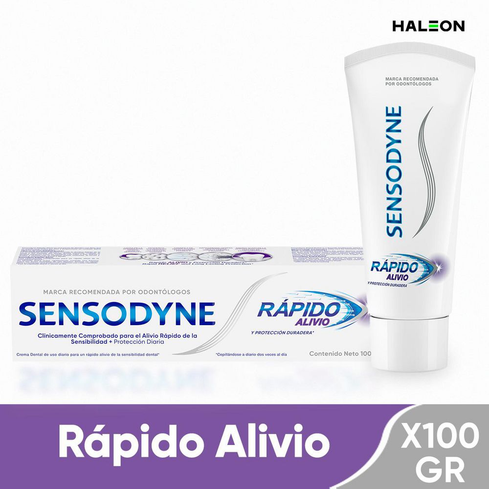 Crema dental SENSODYNE rápido alivio (75  ml)