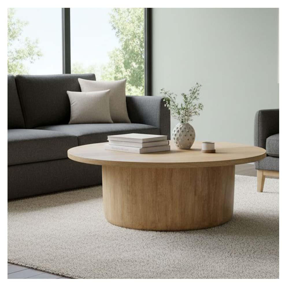 Mesa De Centro Glory Roble Diametro 110Cm 22 Grados Decoracion img #4
