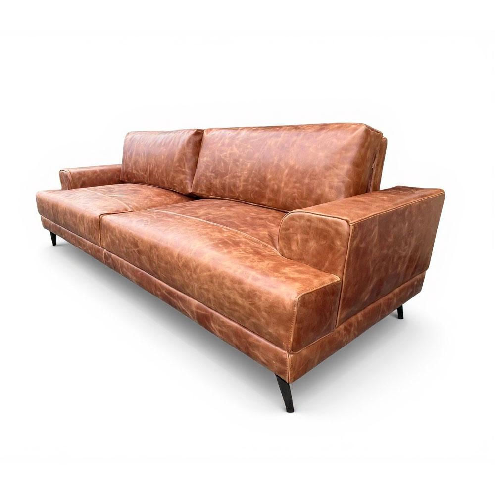 Sofa Juli En Cuero Natural 250Cm 22 Grados Decoracion img #4