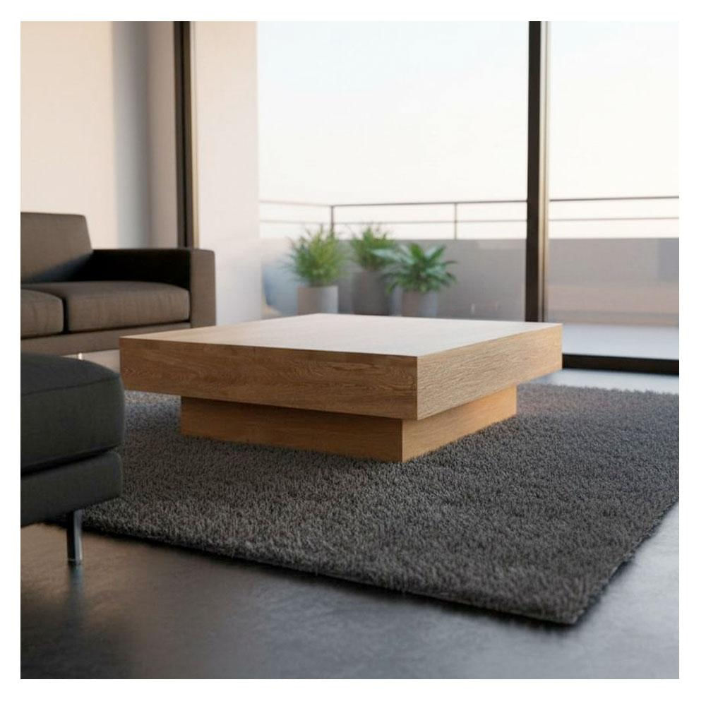 Mesa De Centro Aileen Roble 120X120cm img #2