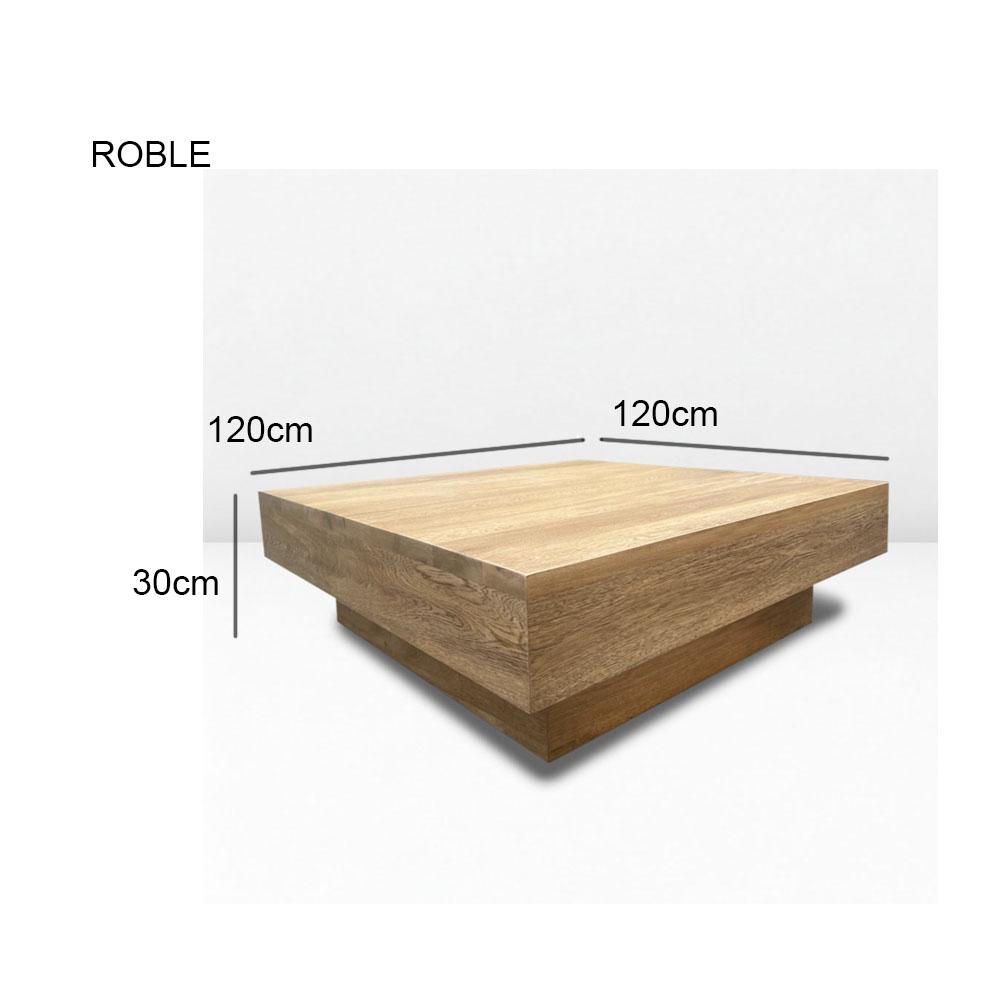 Mesa De Centro Aileen Roble 120X120cm img #3