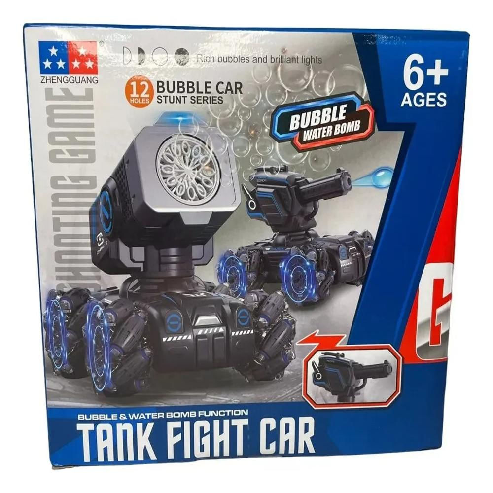 Carro Tanque Control Remoto Disparo Burbujas Bolas Hidrogel img #3