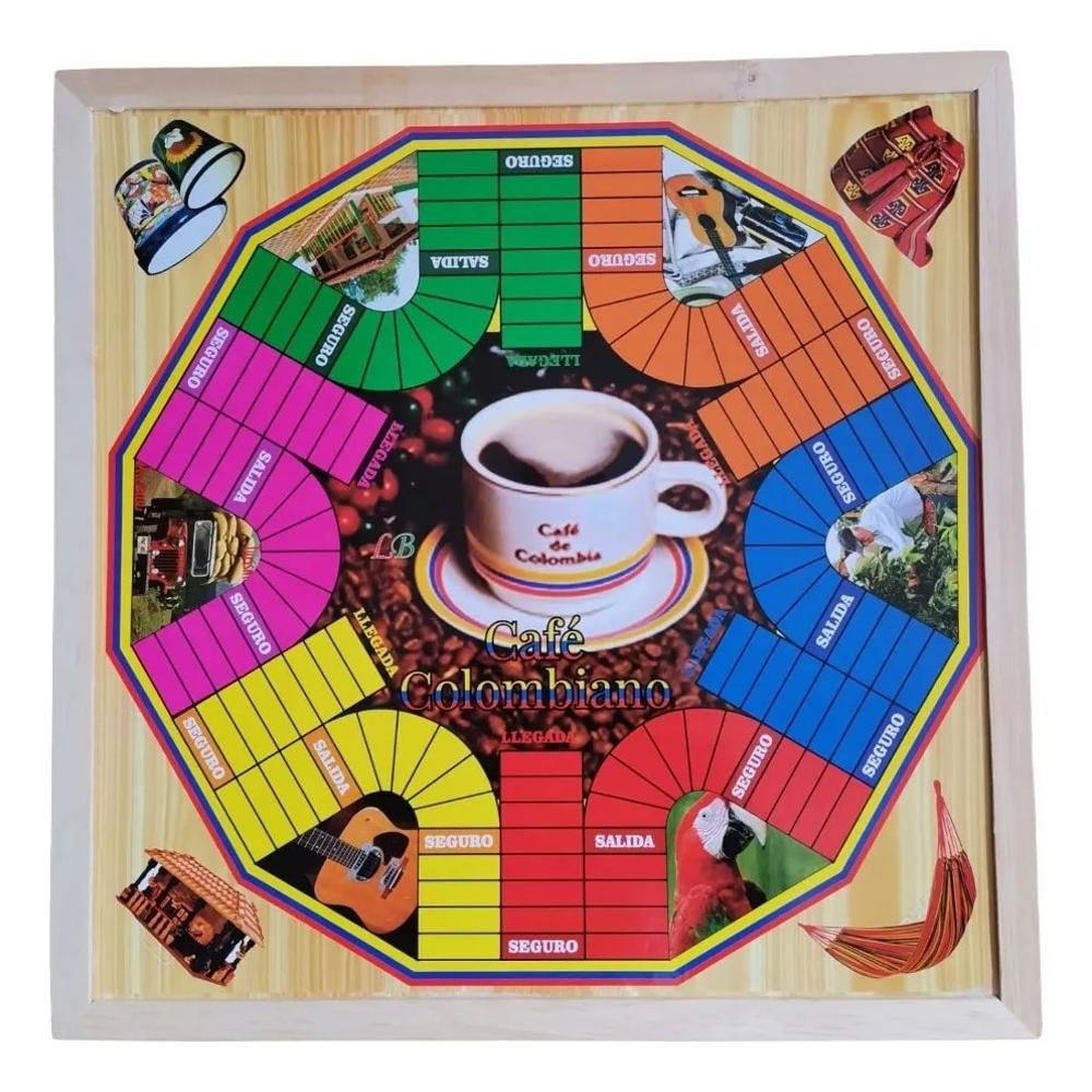 Juego Parques Imantado 6 Puestos Doble Cara Tablero Dardos img #2