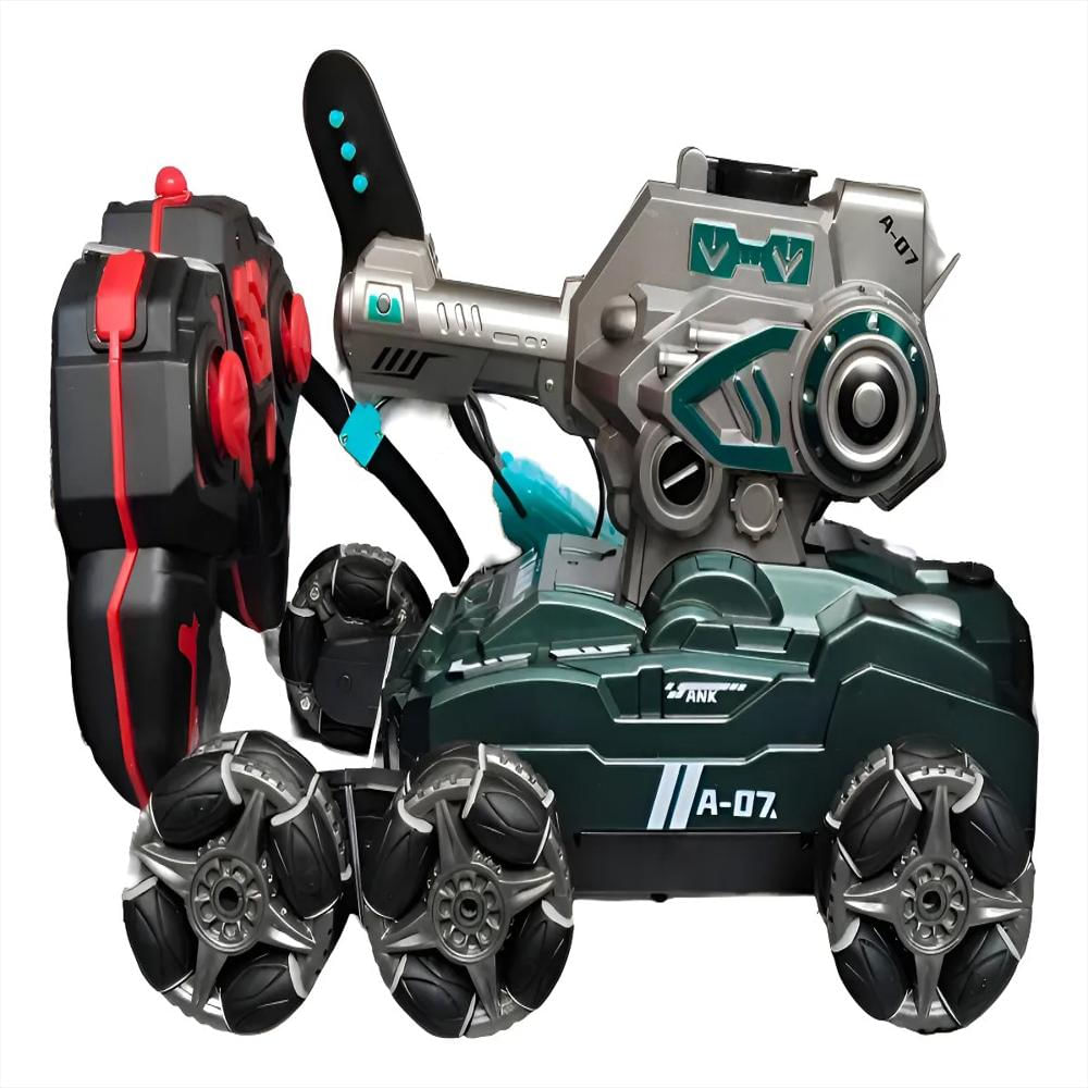 Carro Control Remoto Juguete Tanque Dispara Juego img #1