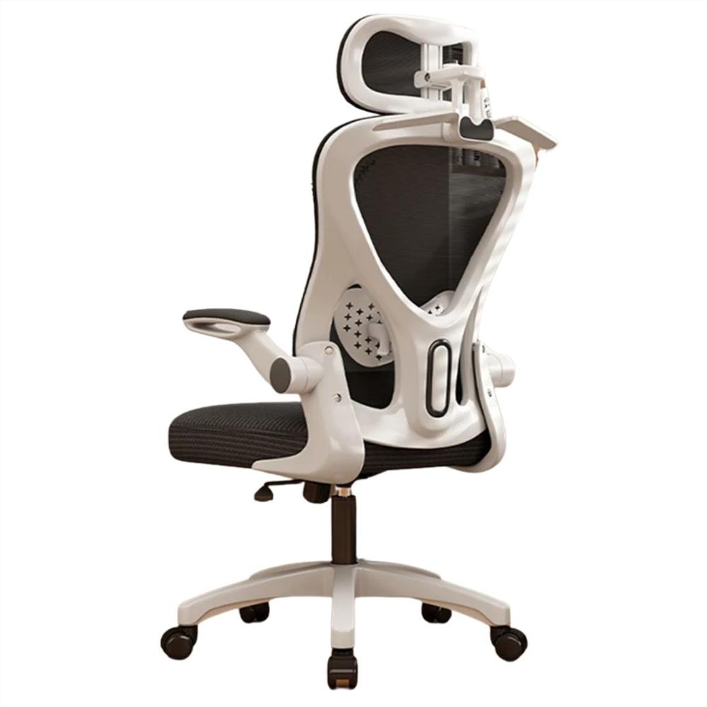 Silla Ergonómica Escritorio Oficina Ejecutiva Premium Blanco Con Negro img #1