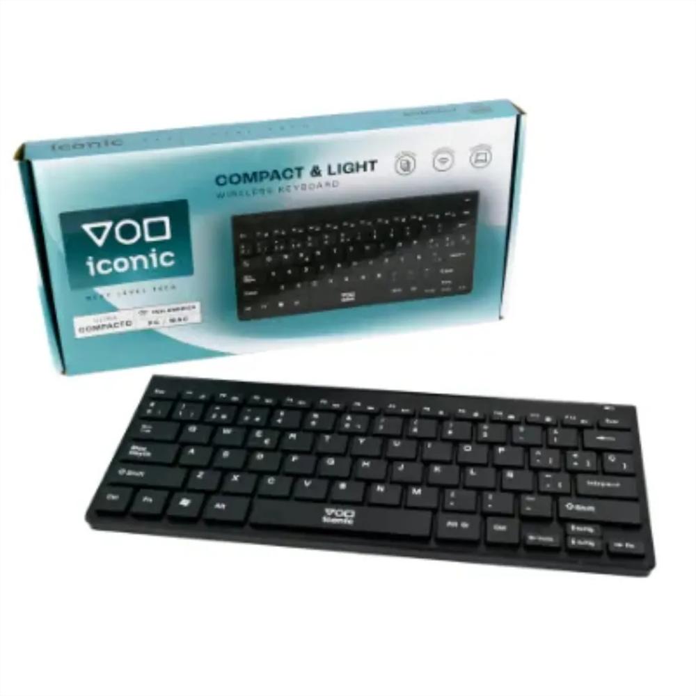 Teclado Inalámbrico Iconic K1000 Negro img #1