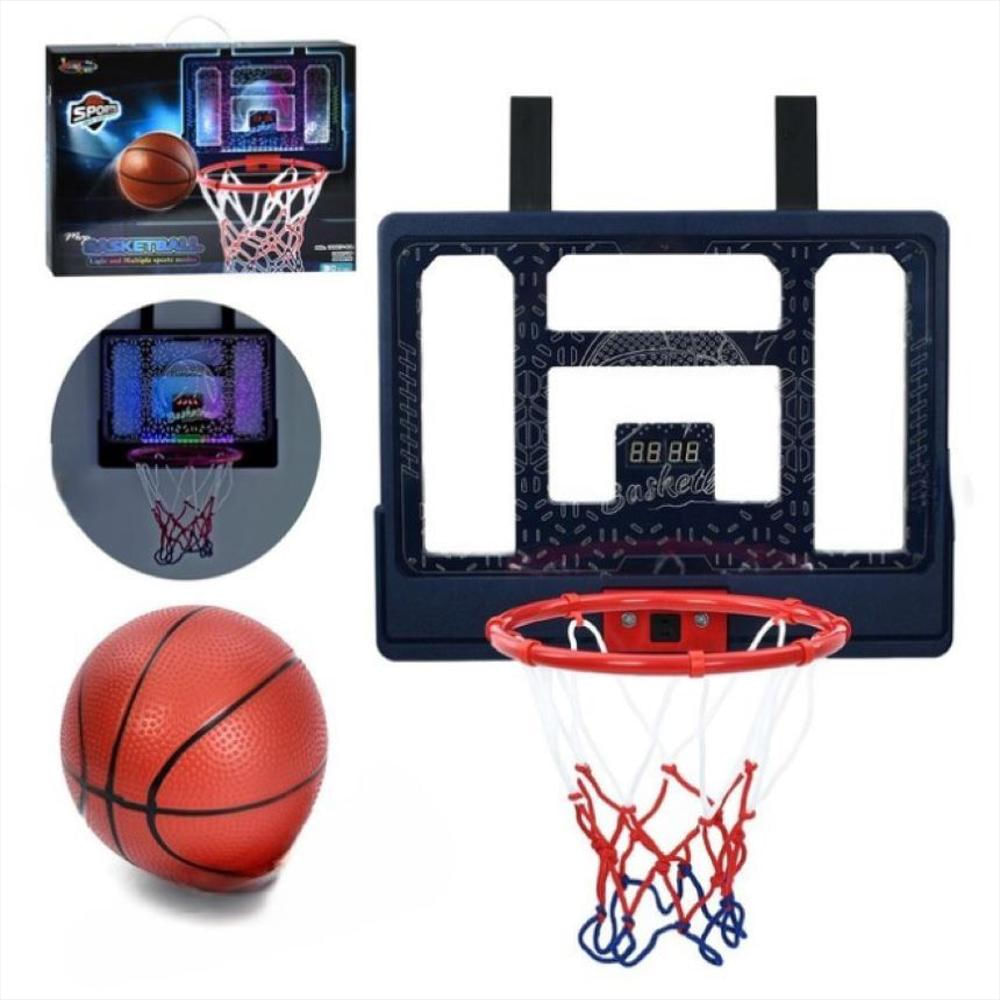 Juego Canasta Baloncesto Niños Tablero Con Luces img #1