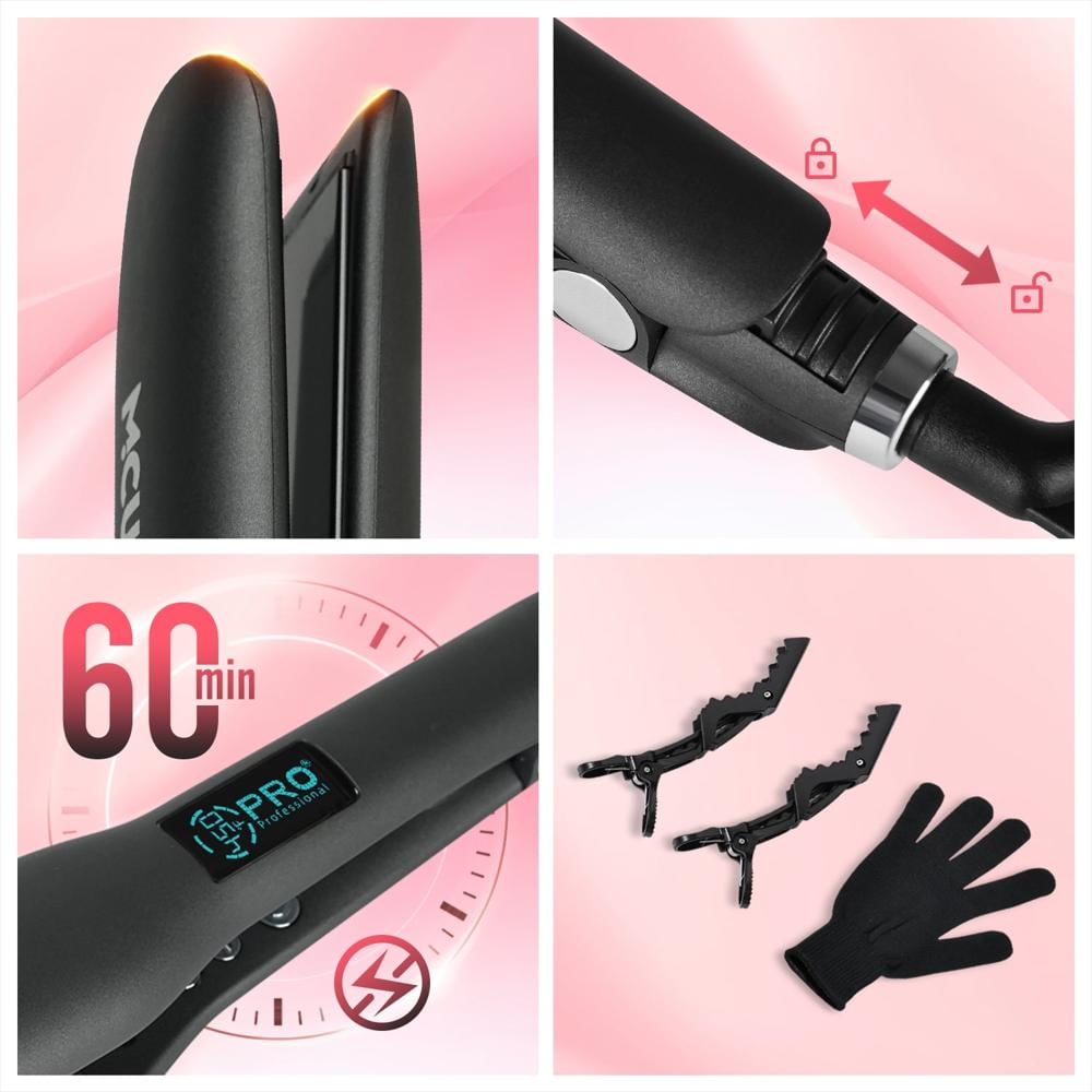 Plancha De Cabello 1.5″ Marca Genérica Color Negro img #4