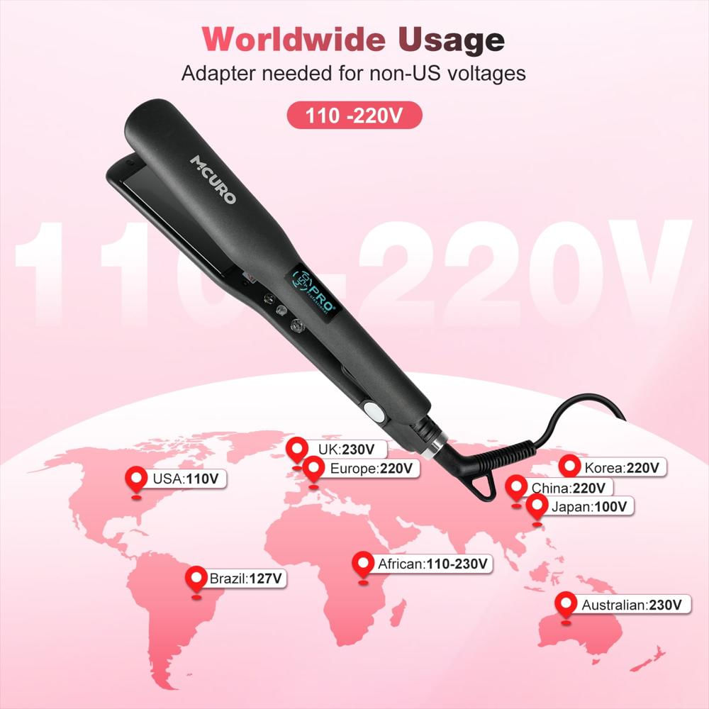 Plancha De Cabello 1.5″ Marca Genérica Color Negro img #5