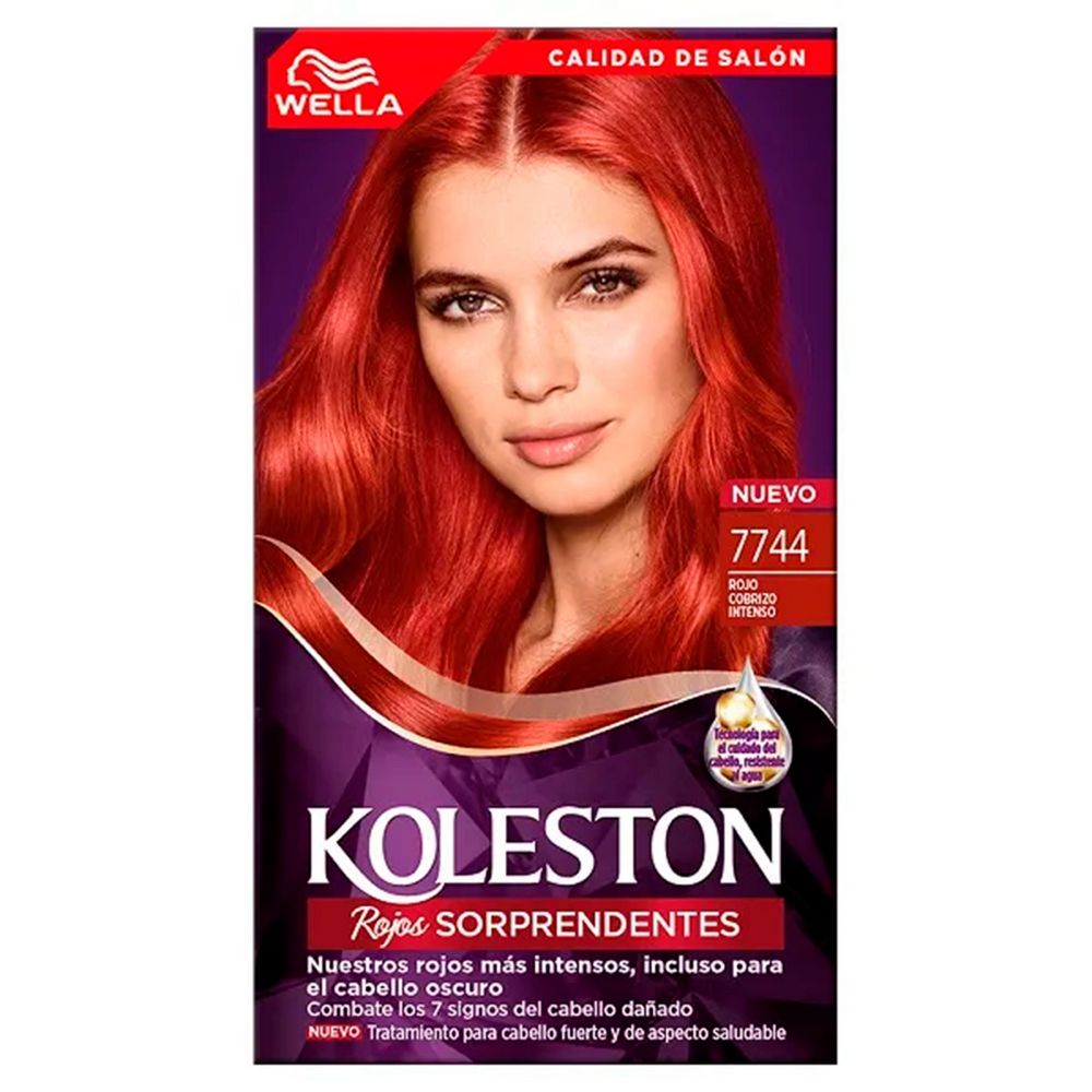 Tinte para cabello KOLESTON rojo cobrizo intenso (70  ml)