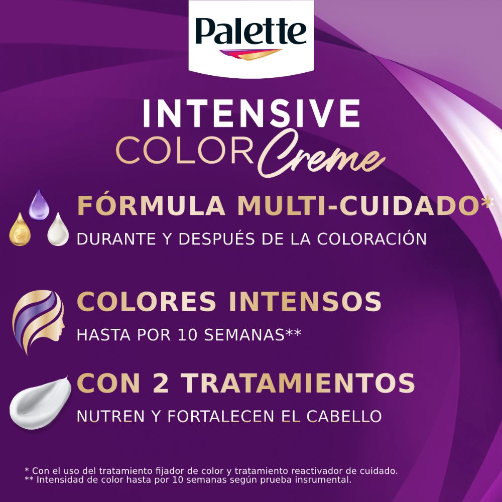 Tinte para cabello PALETTE color creme rubio cobrizo (1  und) img #2