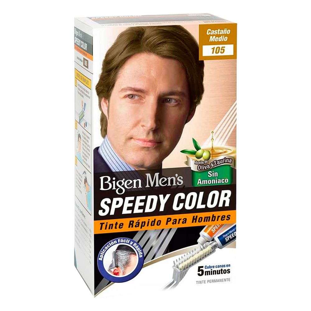 Tinte para cabello BIGEN castaño medio (1  und)
