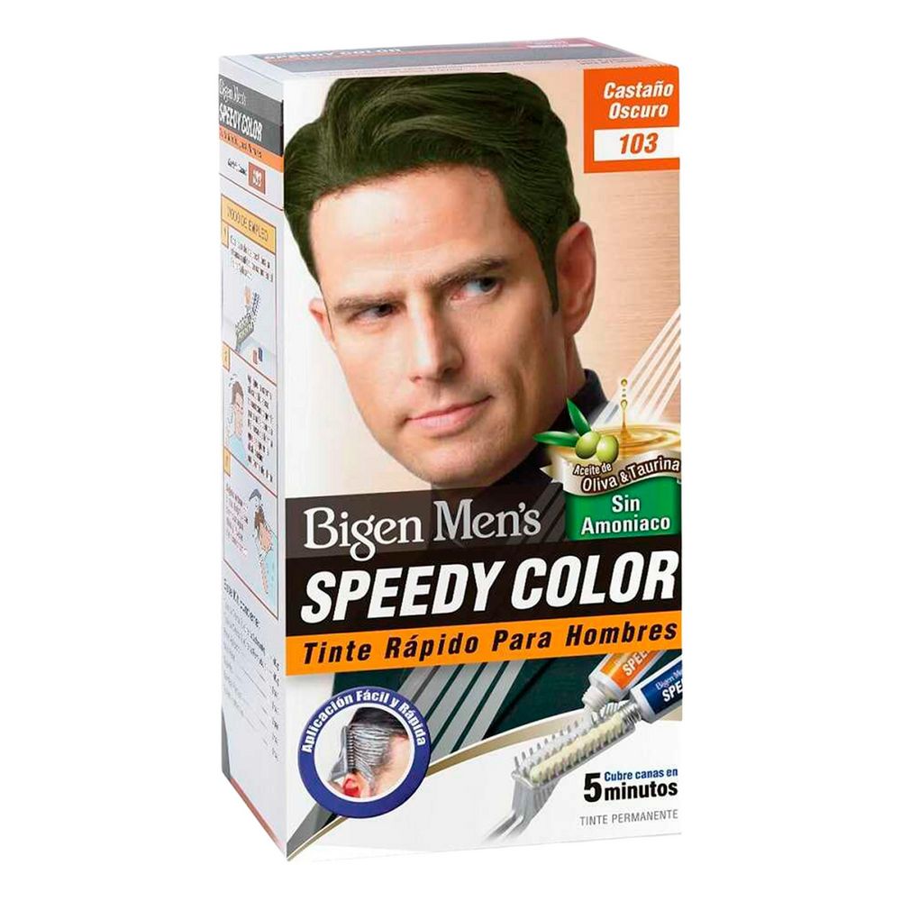 Tinte para cabello BIGEN para hombre castaño oscuro (1  und)