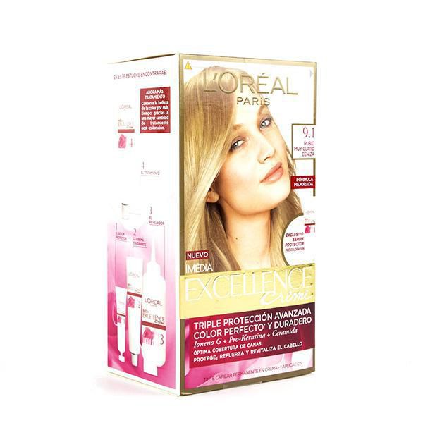 Tinte para cabello EXCELLENCE rubio muy claro cenizo (162.5  ml) img #2