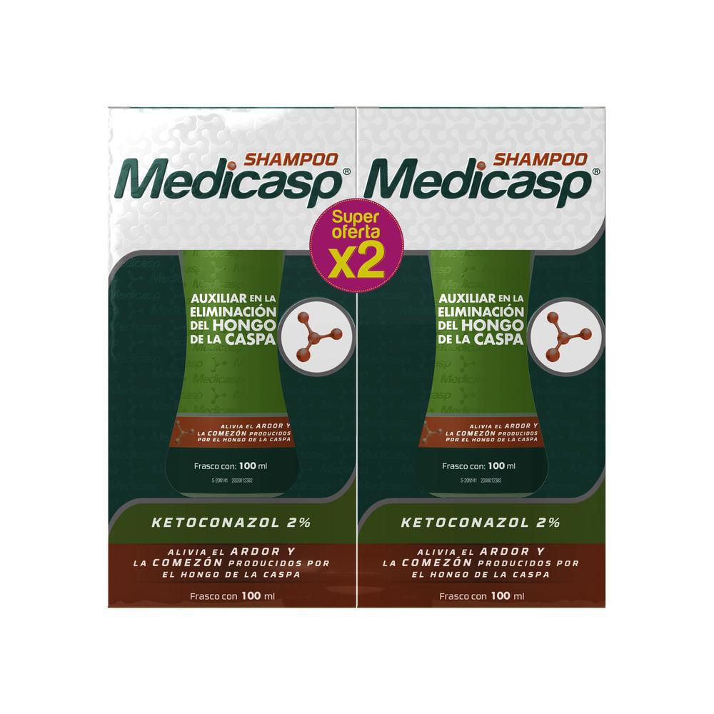 Shampoo MEDICASP ketoconazol anticaspa (200  ml)
