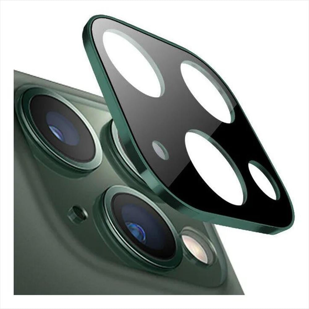 Protector Camara Con Lente Verde Para Iphone 11 Pro Max img #1