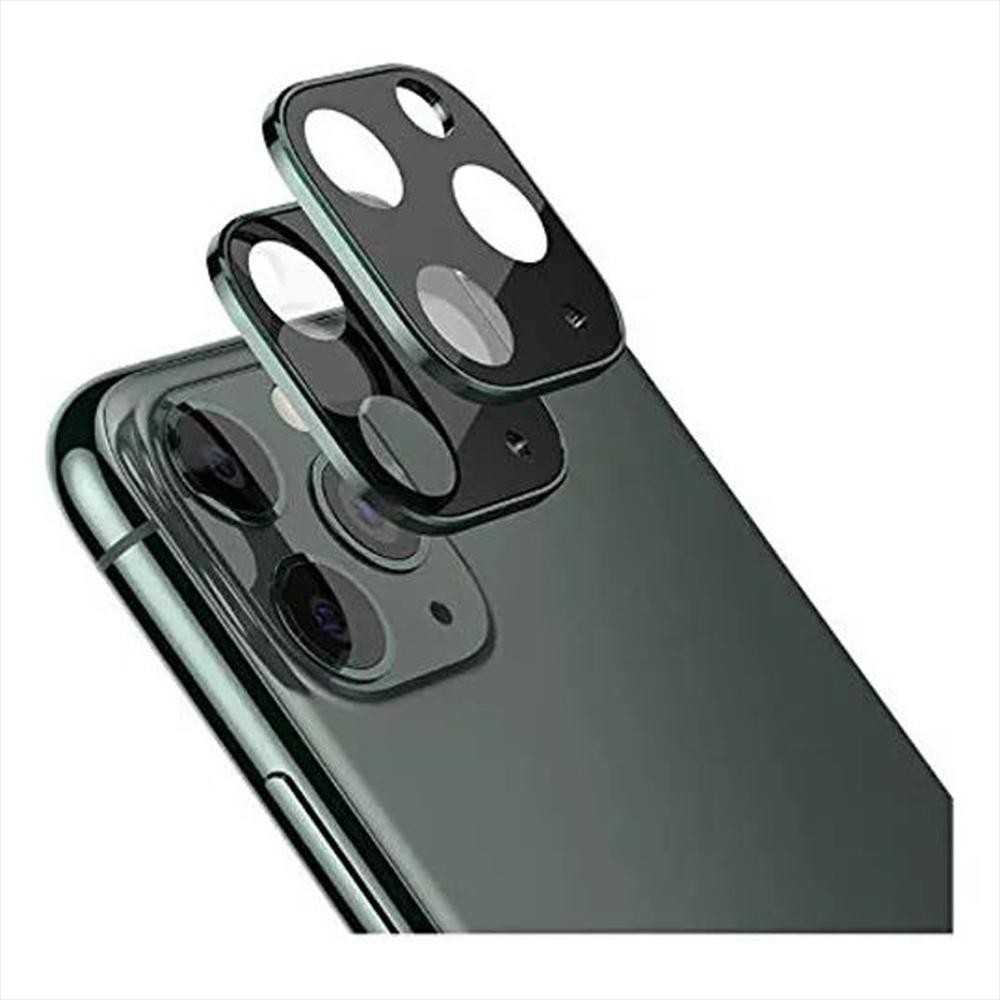 Protector Camara Con Lente Verde Para Iphone 11 img #1
