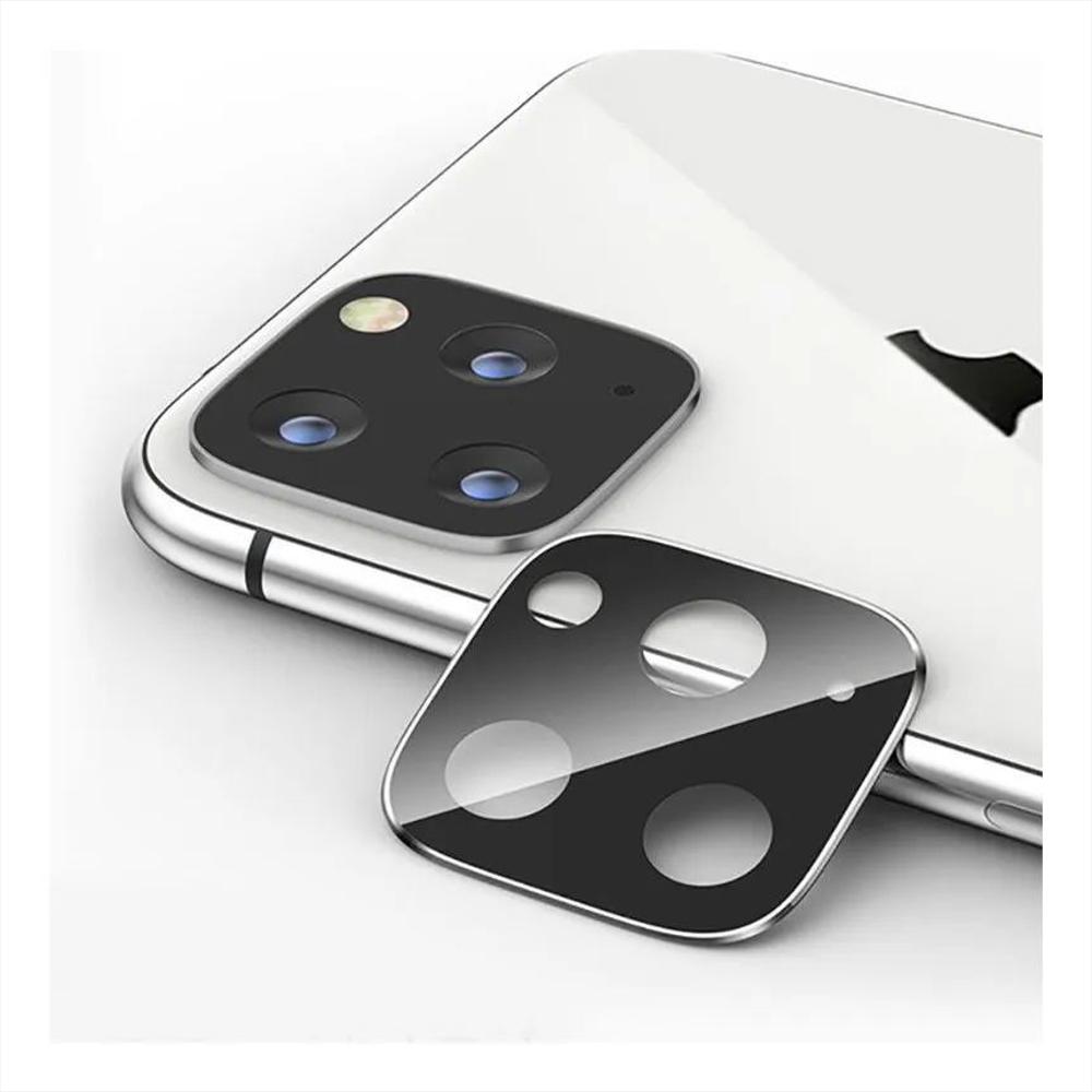 Protector Camara Con Lente Plateado Para Iphone 11 Pro img #1