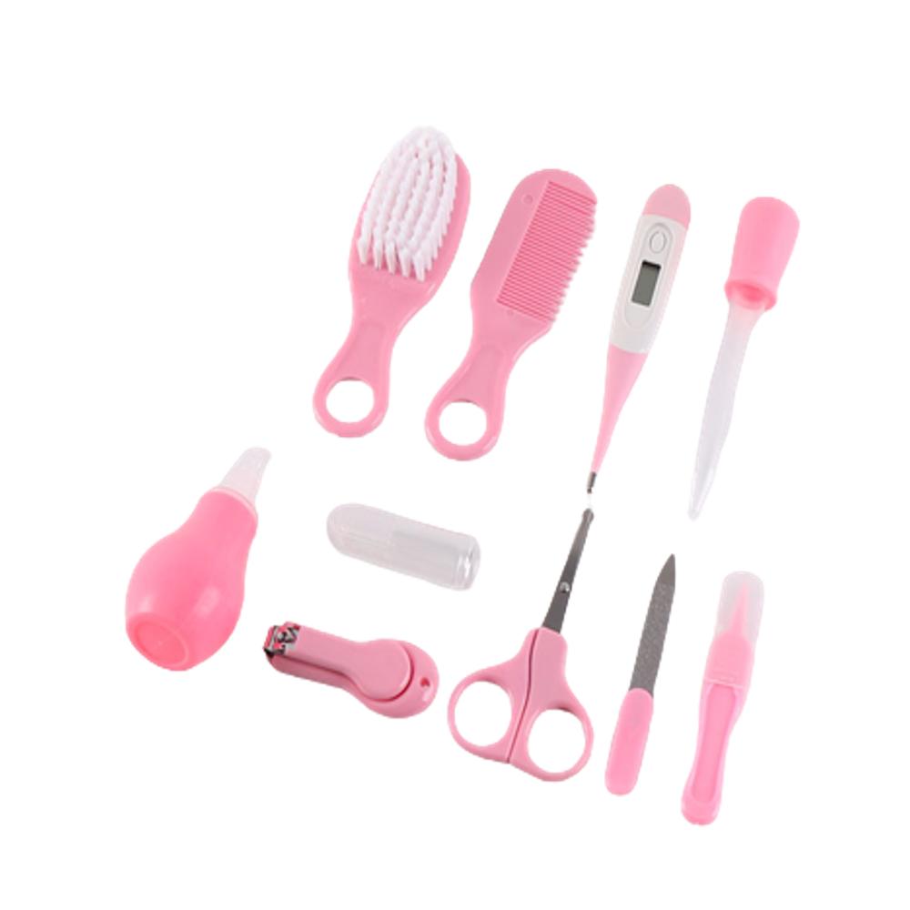 Set/Kit Cuidado Aseo Higiene Bebé Niño X 10 Pieza Rosa img #4