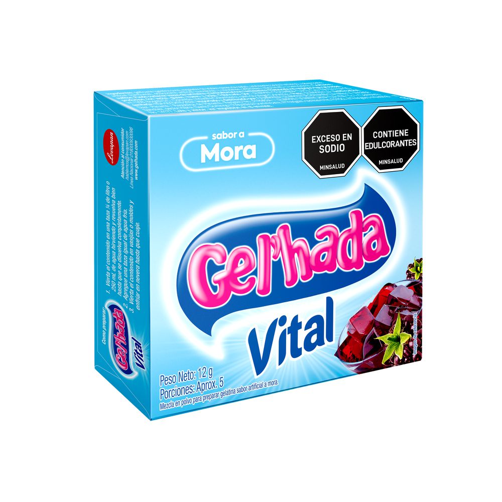 Gelatina en polvo GEL HADA Mora vital light (12  gr) img #1