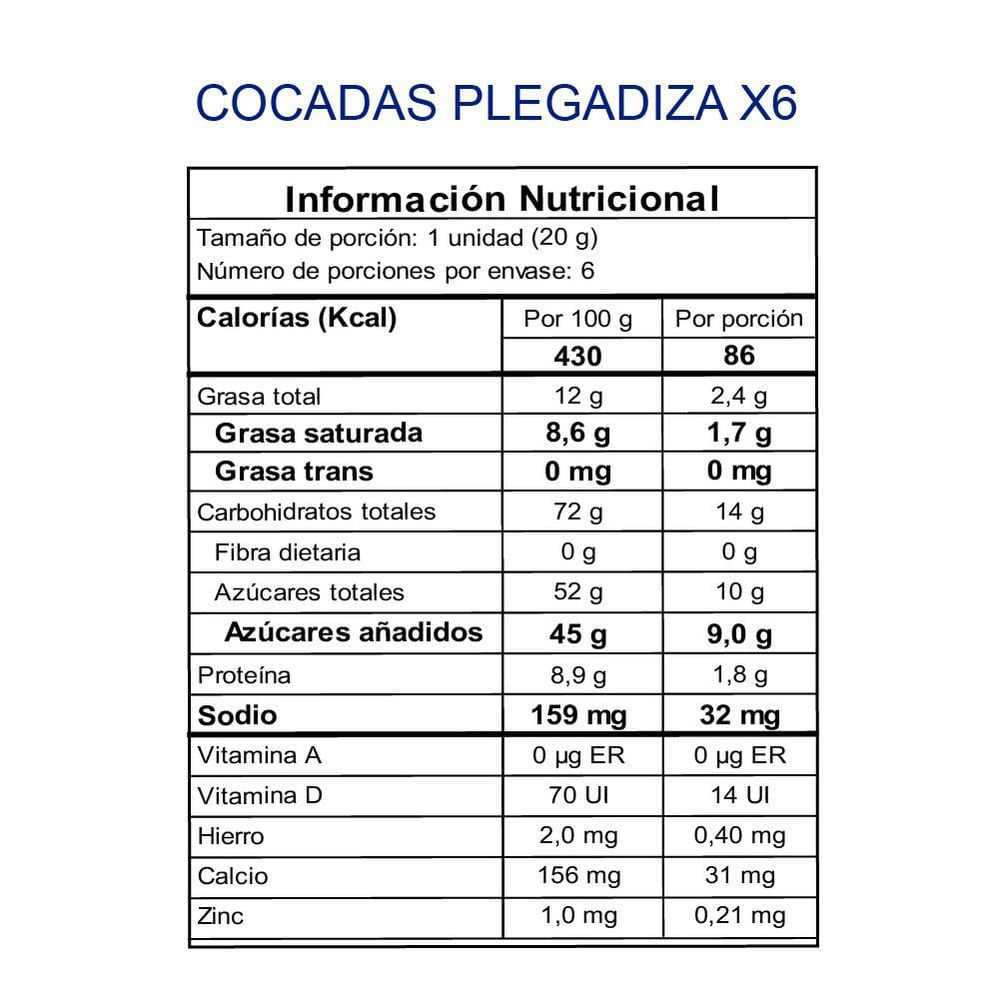 exito.com | Cocadas NORMANDY cocadas 6 und de arequipe (120 gr)