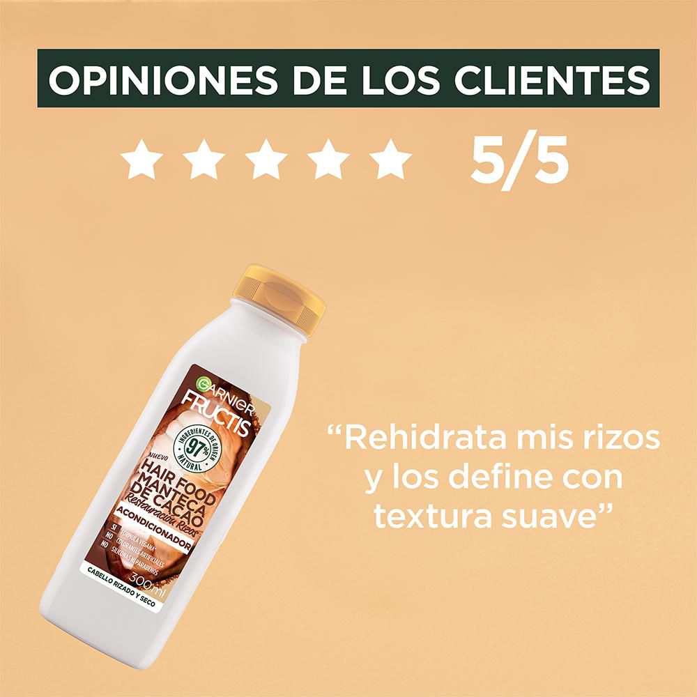 Acondicionador HAIR FOOD aceite de cacao restauración rizos (300  ml) img #3