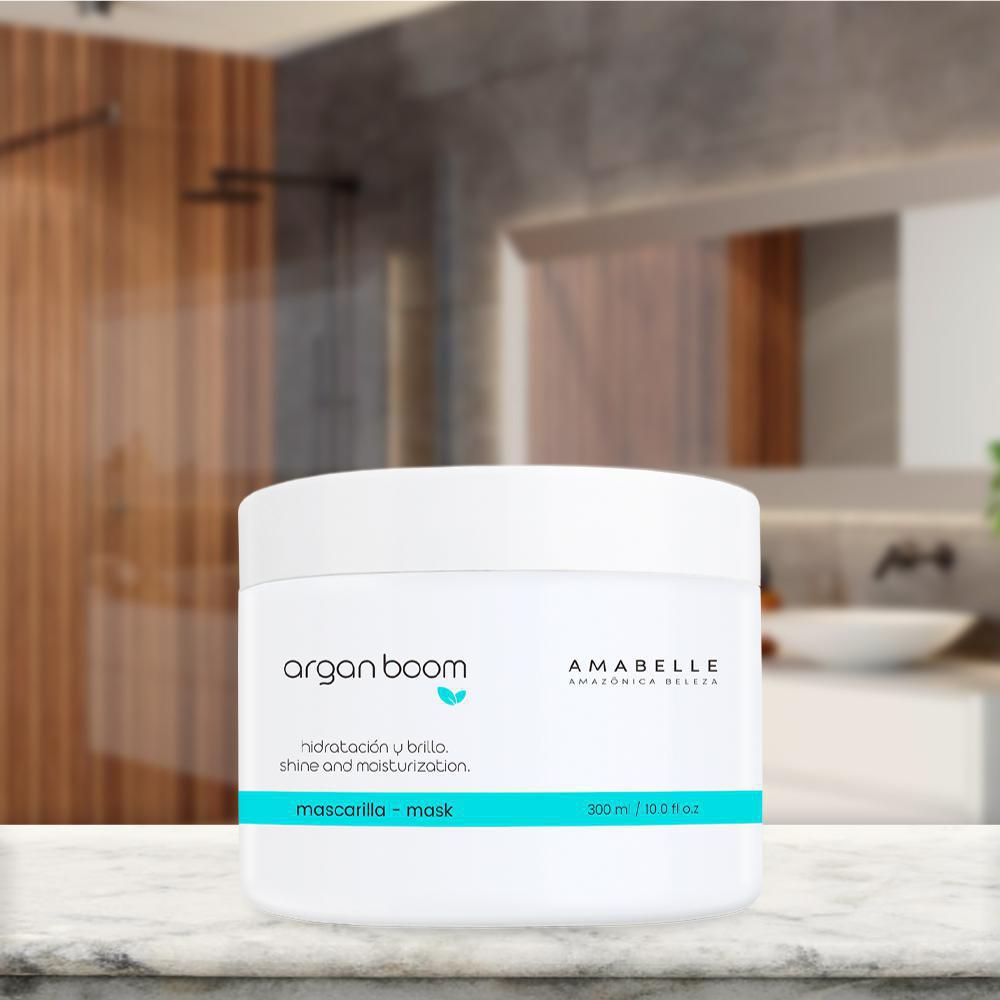Mascarilla capilar AMABELLE argán boom hidratación y brillo (300  ml) img #2