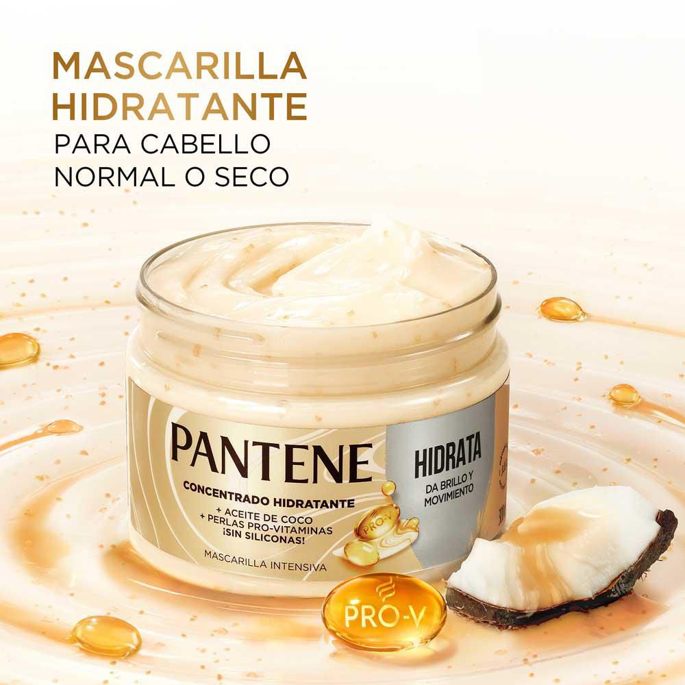 Mascarilla capilar PANTENE hidrata da brillo y movimiento (300  ml) img #2