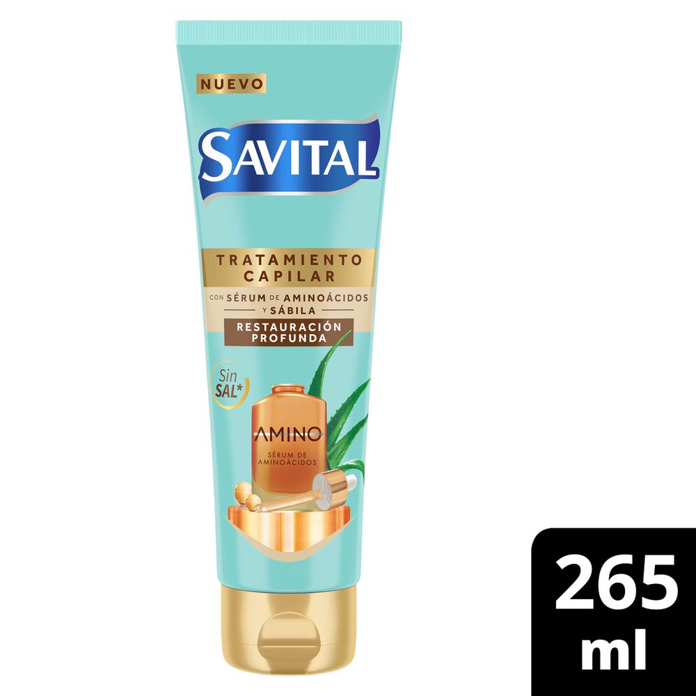 Tratamiento capilar SAVITAL aminoácidos (265  ml)