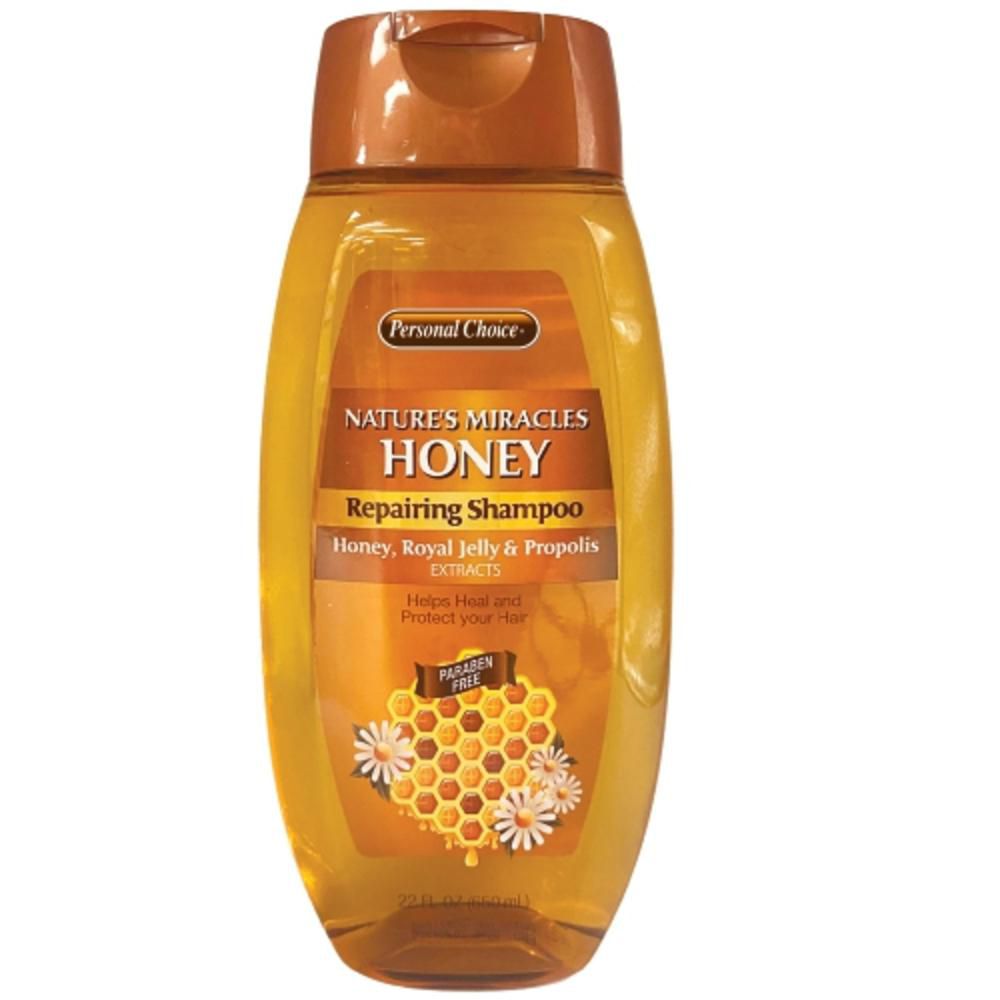 Shampoo PERSONAL CHOICE MARCA EXCLUSIV miel jalea real y propóleo (650  ml)