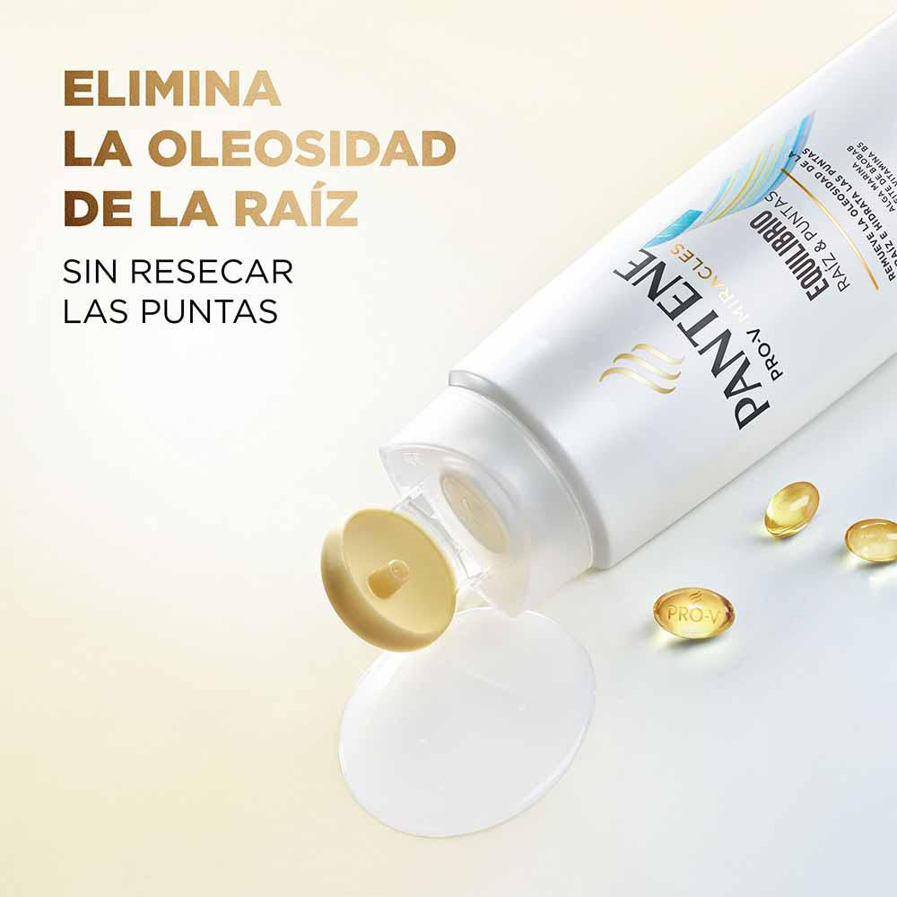 Shampoo PANTENE equilibrio raíz y puntas (550  ml) img #4