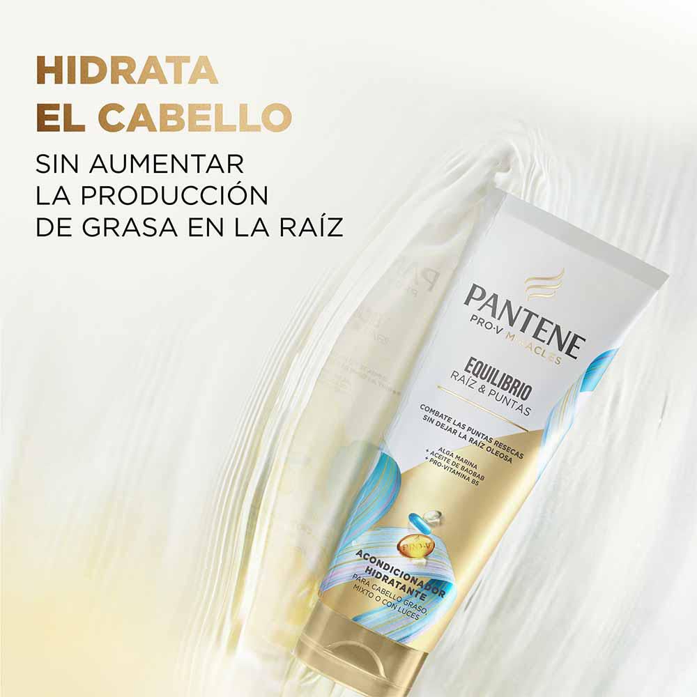 Shampoo PANTENE equilibrio raíz y puntas (550  ml) img #5
