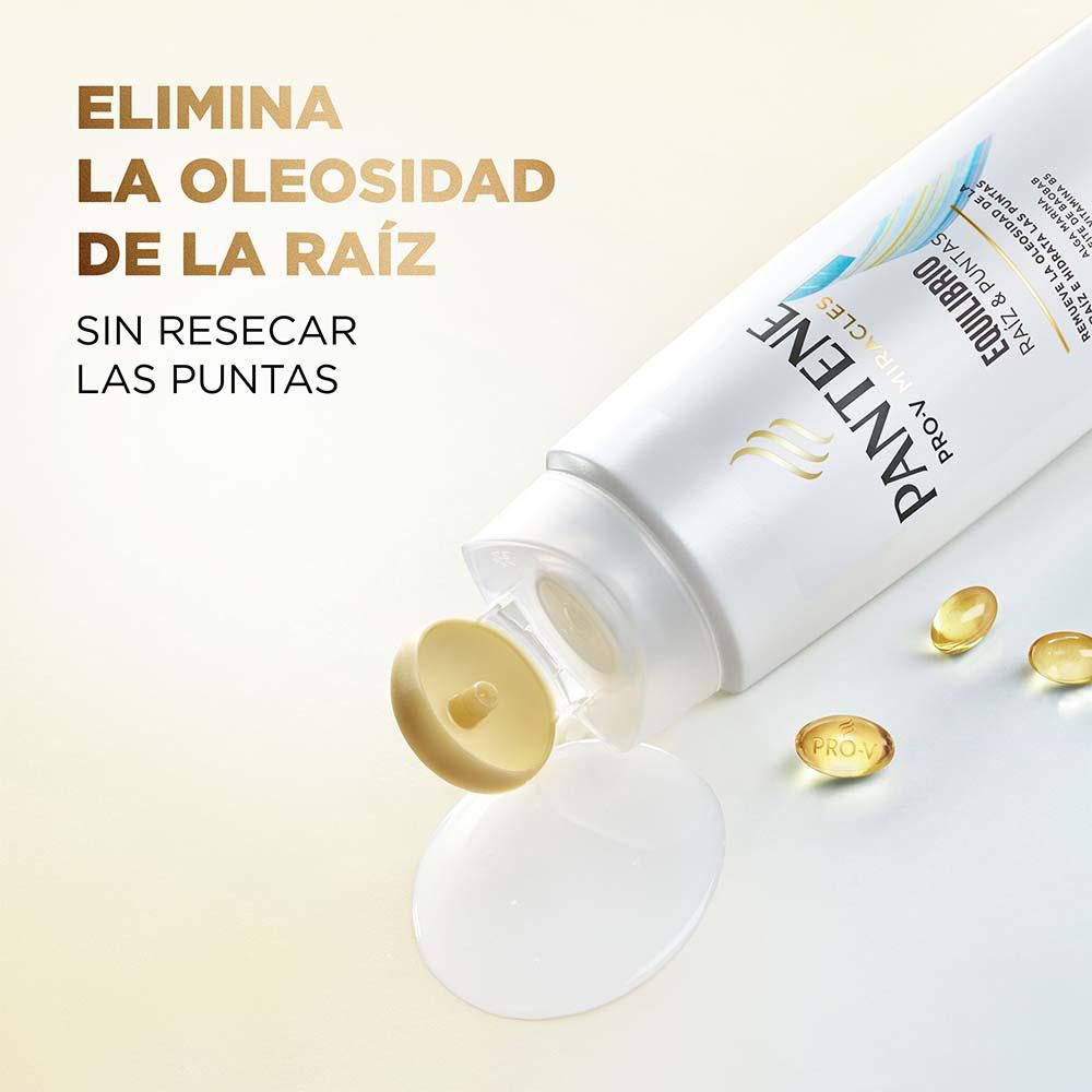 Shampoo PANTENE equilibrio raíz y puntas (550  ml) img #6