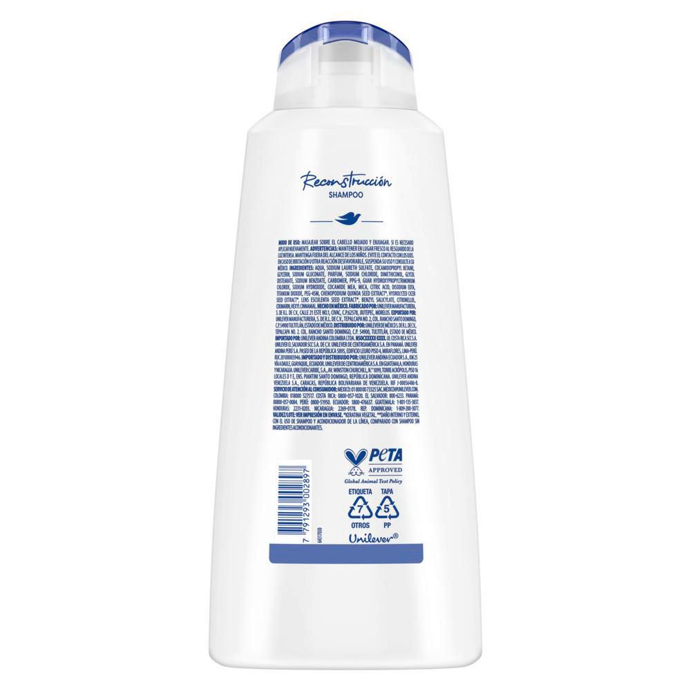 Shampoo DOVE reconstrucción completa (750  ml) img #4