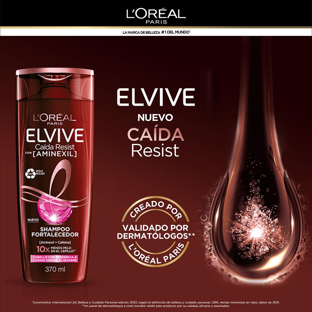 Shampoo ELVIVE caída resist (370  ml) img #5