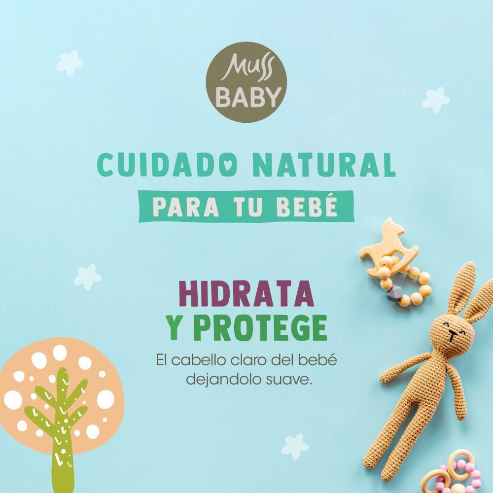 Shampoo MUSS baby manzanilla y seda (400  ml) img #3