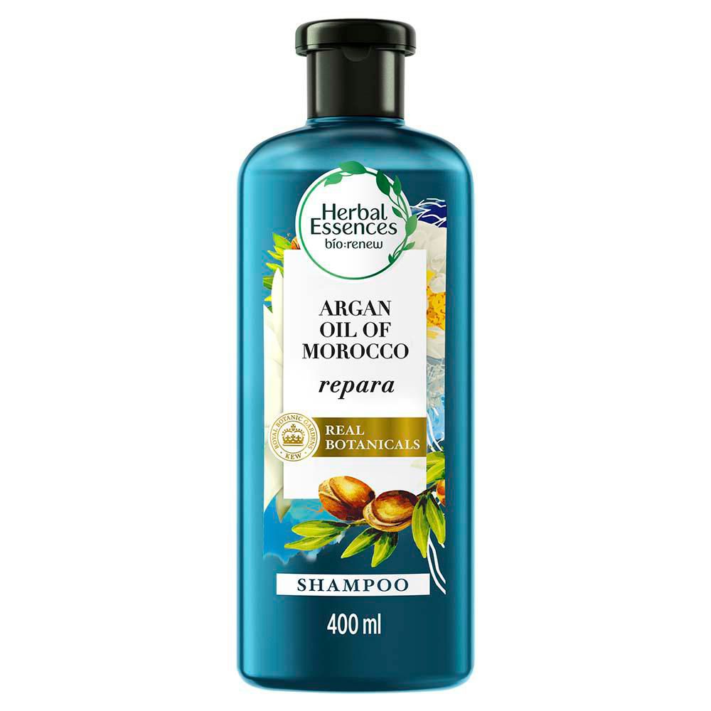 Shampoo HERBAL ESSENCES BIO RENEW con aceite de argán de marruecos (400  ml)