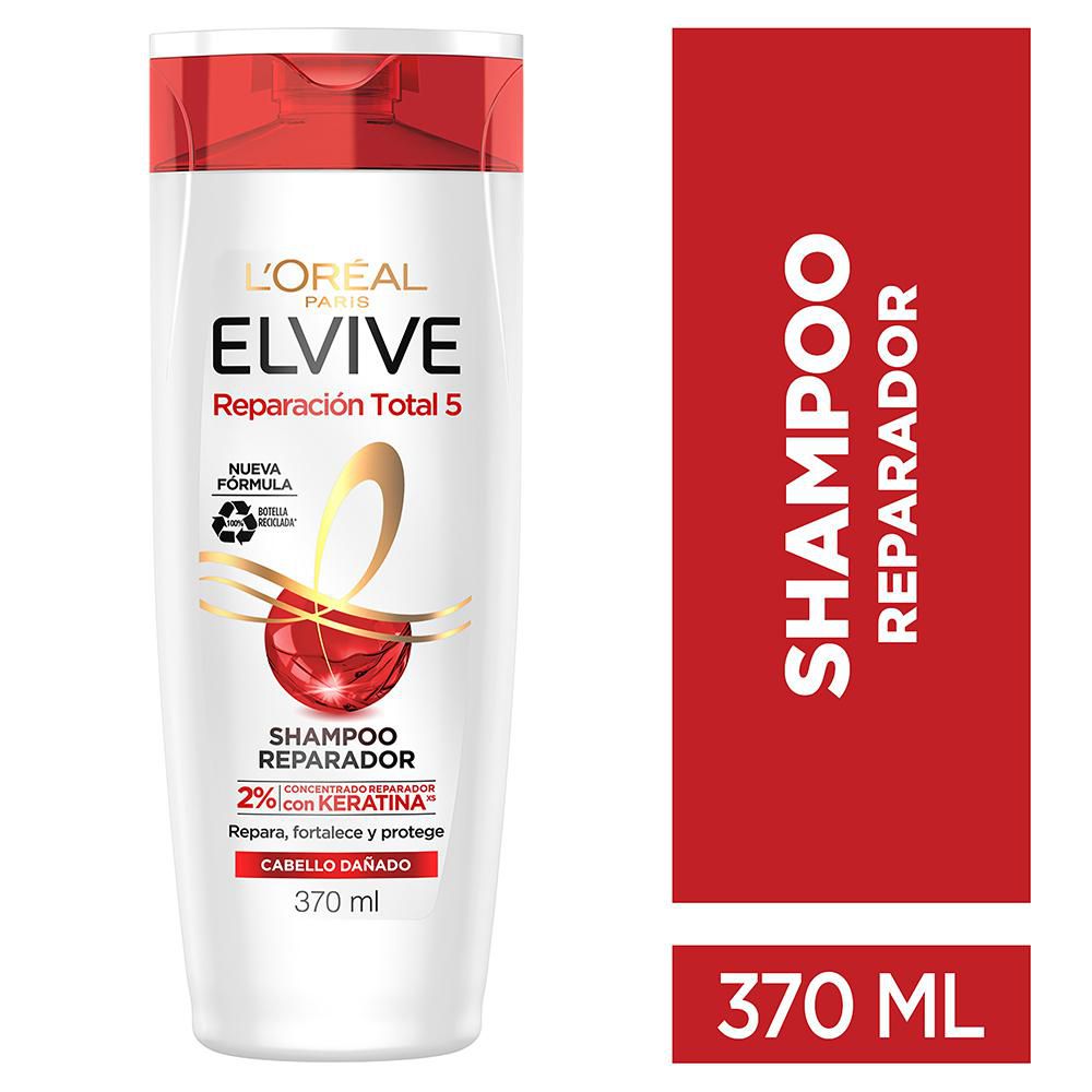 Shampoo ELVIVE reparación total (370  ml)