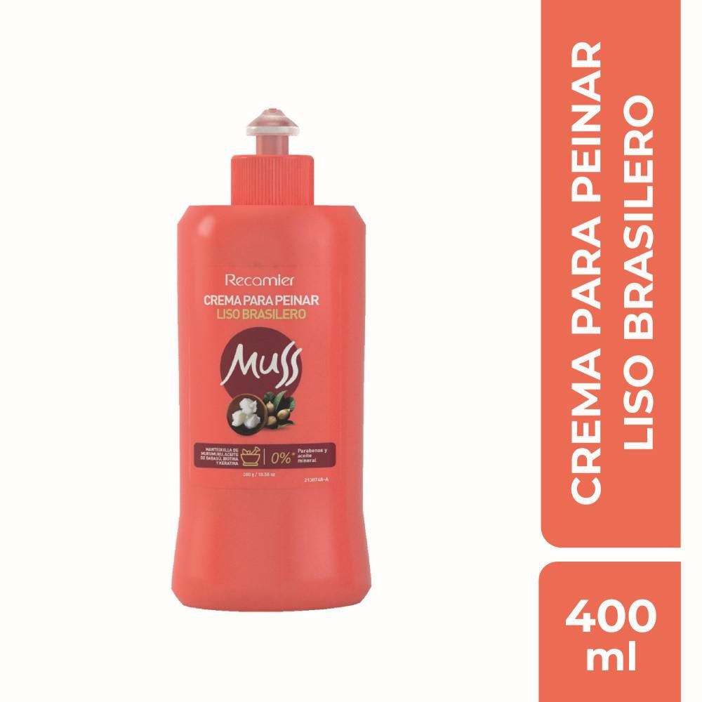 Crema para peinar MUSS liso brasilero (300  gr) img #1