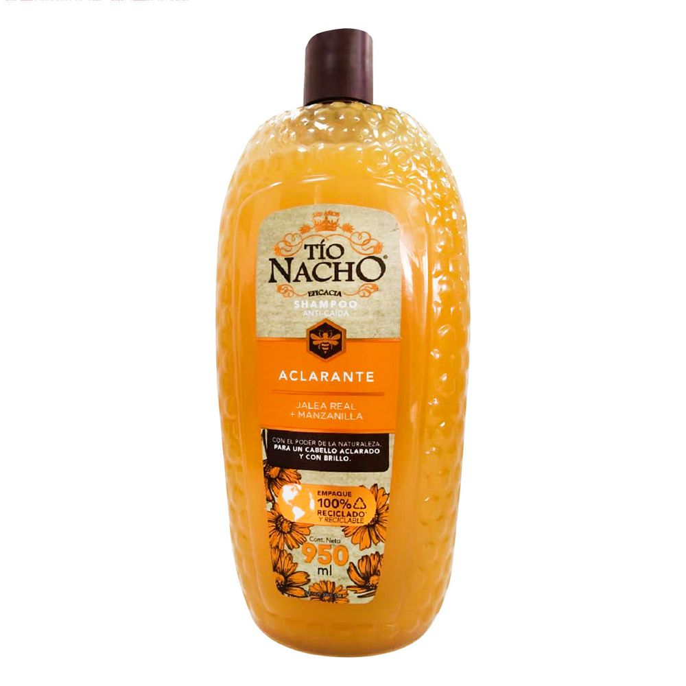 Shampoo TIO NACHO aclarante jalea real (950  ml)